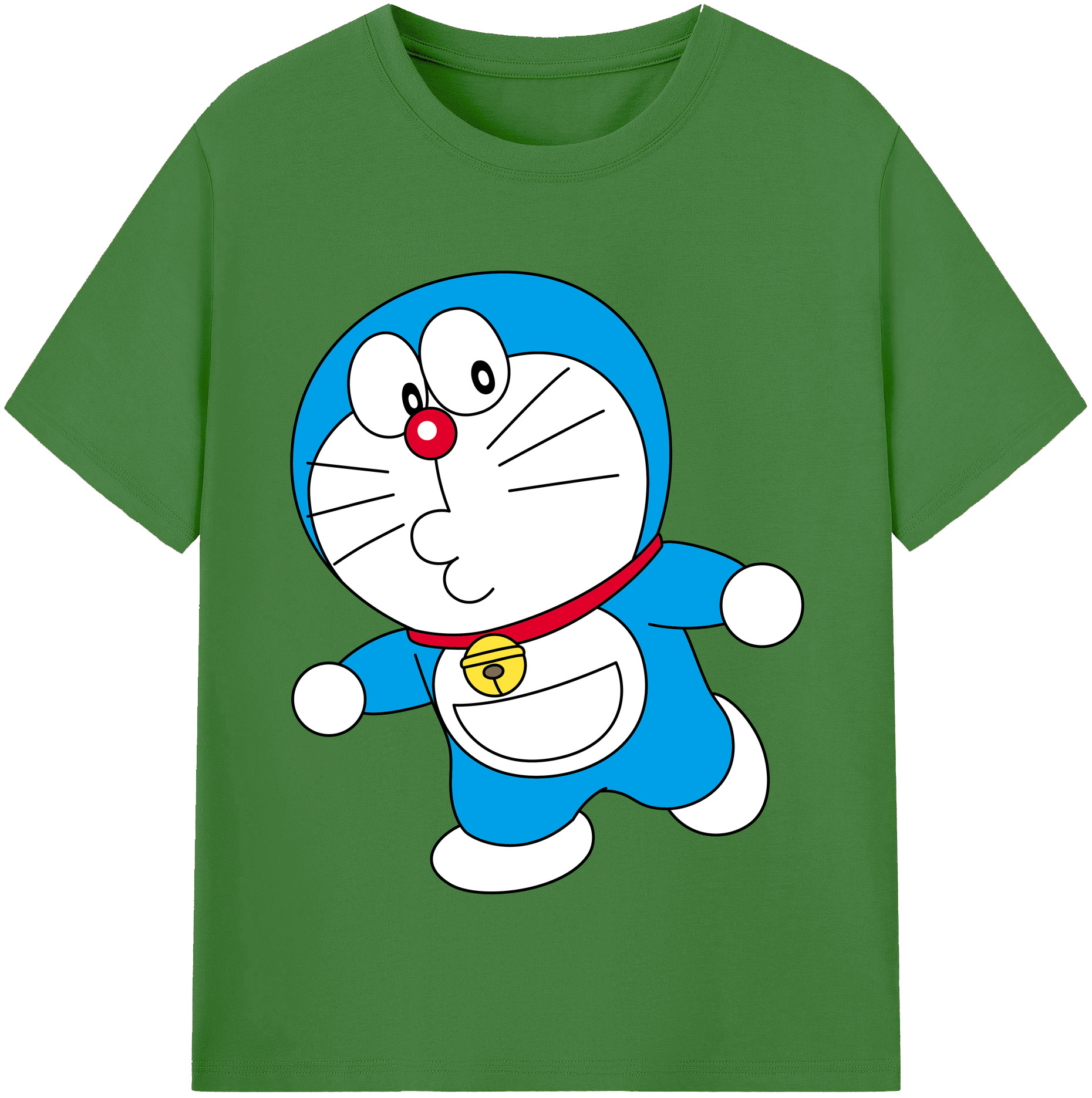 （画像用） ドラえもん Doraemon レディースカジュアルプリントTシャツ（綿100％）
